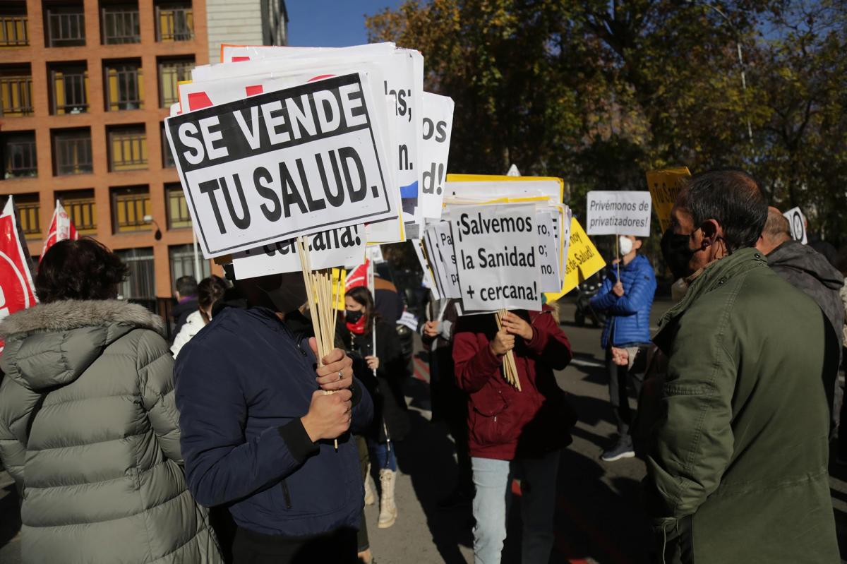 Manifestacin en Madrid en defensa de la Atencin Primaria